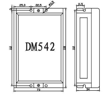 驅動器安裝尺寸圖